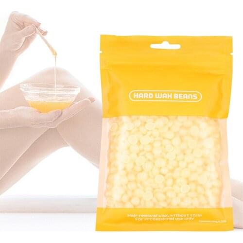 100g / Bag Hair Removal Wax Beans Depilatory Hot Film Unisex Wax Face Legs Arm Wax Bean Removing For Depilation No Stripes
