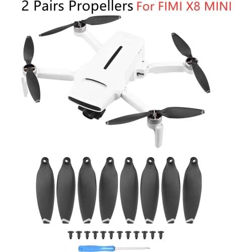 2pairs Propellers Props Blade Replacement For FIMI X8 MINI Drone Foldable Light Weight Wing Fans Spare Parts Drone Accessory