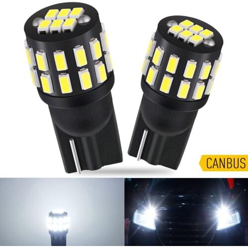 2pcs T10 W5W LED Canbus 194 168 Bulb Car Interior Light 30SMD White 12V Auto Clearance Lights For Ford Focus 1 2 3 Fiesta Mondeo