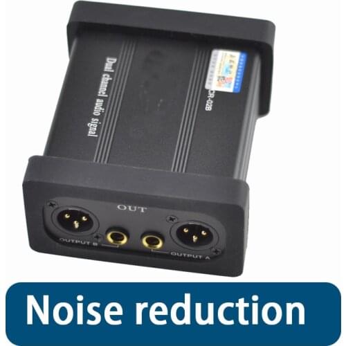 Audio isolator cabl Reduce current noise reduction elimination anti interference converter for dj mixer xlr trs jack Mic cable