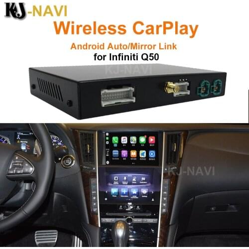 Wireless Apple Carplay For infiniti 2015-2019 Q50 Q60 Q50L QX50 Android Auto Mirror Wifi Car Play Airplay