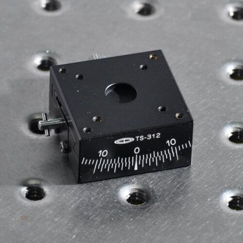 CHUO TS-312 manual radian angle tilting sliding table fine-tuning plus or minus 10° goniometer 30*30mm