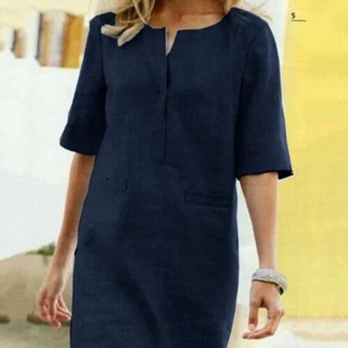 Летние платья из льна Dulin Village China At AliExpress