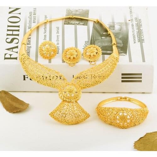 Eritrea Habesha Sudan sets Bridal Wedding Jewelry Arab for Women Gifts Gold Color Ethiopian African Jewelry