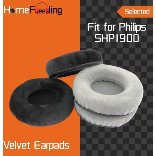 Homefeeling Earpads for Philips SHP1900 Headphones Earpad Cushions Covers Velvet Ear Pad Replacement