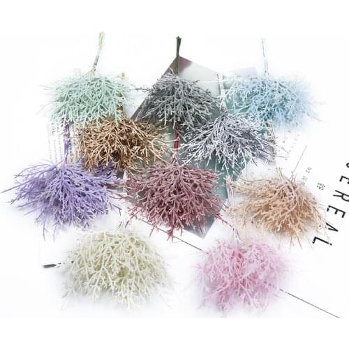 10pcs artificial plants cheap christmas Leaves vases for home decor wedding bridal accessories clearance diy gifts Plastic leaf