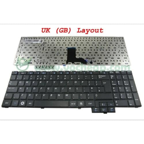 New Laptop keyboard for Samsung R620 NP-R620 R618 R525 R528 R530 R540 NP-R528 R538 P580 P530 Black UK English GB - BA5902833