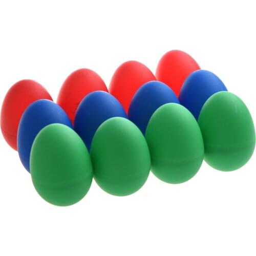 MACH 12 x Educational Plastic Drums Musical Egg Maracas Shakers
