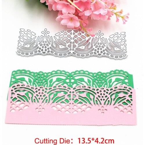 Metal Cutting die Die Cut Lace Border Edge Scrapbooking Paper Craft Handmade Card Album Punch Art Cutter Die