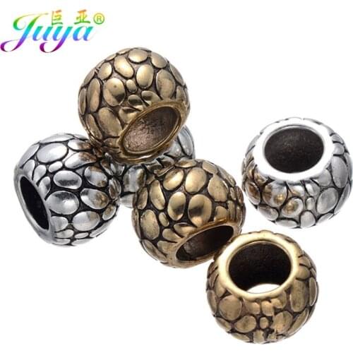 Wholesale Vintage Antique Bronze Big Hole European Beads Accessories For Women Men Beadwork Handmade Beads Jewelry Making