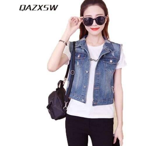 Женские короткие жилеты QAZXSW China At AliExpress