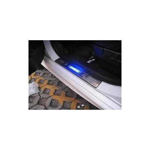 BLUE LED Sill scuff plate For Mitsubishi OUTLANDER SPORT RVR ASX 2011