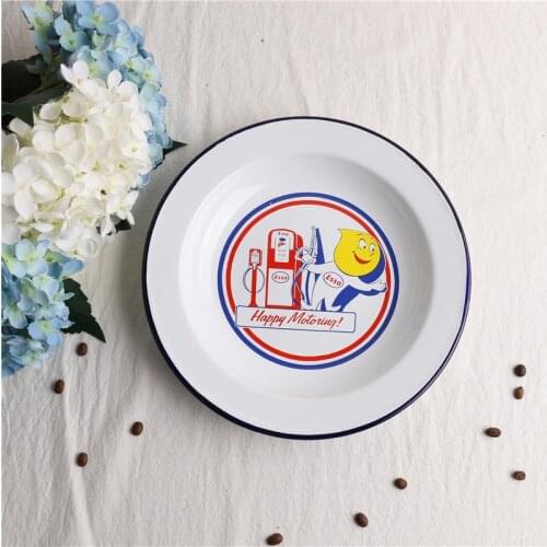 American Cartoon Series Plate Dish Plate Thickened Fruit Plate Household Baked Rice Turnip Plate