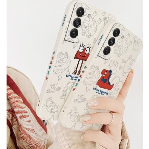 Ultra Thin Monster Case For Samsung Galaxy S21 S20 FE S10 Note 20 10 Ultra Plus A72 A52 A42 A32 A71 A51 A41 A31 A21S Phone Case