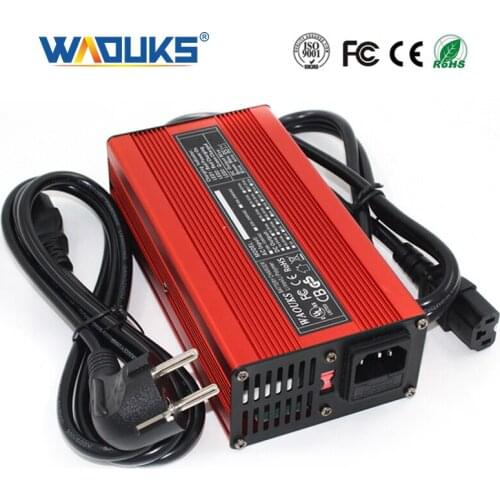 87.6V 3A smart charger for 87.2V battery 24S 72V LiFepo4 battery input 100-240V