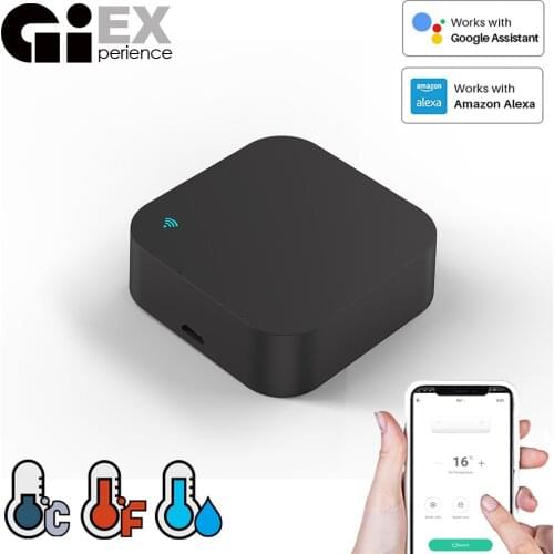 WIFI Smart Universal IR-Remote Controller With Temperature & Humidity Sensor Smart Life/Tuya Amazon Echo Alexa and Google Home