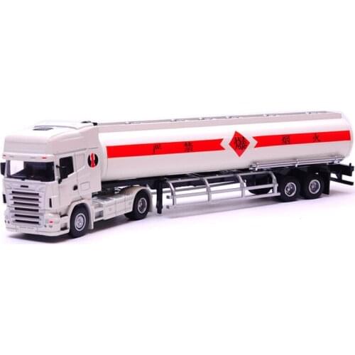 High quality 1:50 extended tanker alloy model,simulated die-casting slide car toy,boy puzzle truck gift,free shipping