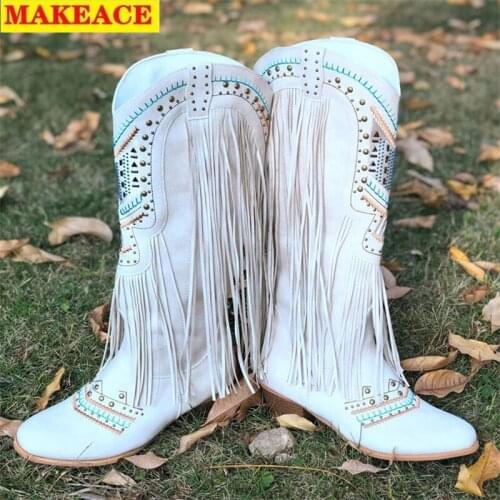 Womens Boots Autumn Fashion Platform Boots Thigh High Boots New Roman Womens Shoes Outdoor Leisure with The National Wind