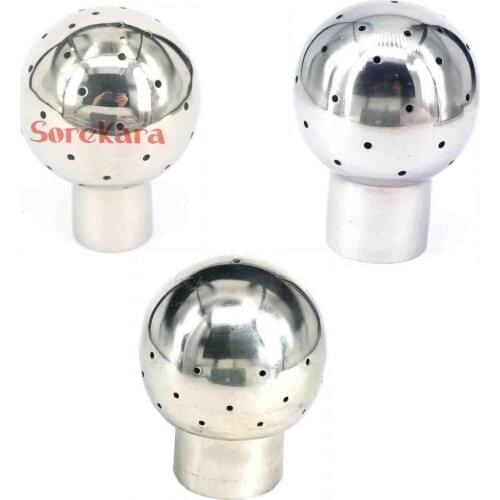 1/2" 3/4" 1" 1-1/4" 1-1/2" 2" BSP Female 304 Stainless Sanitary Fix Spray Ball Tank Cleaning Ball Home Brew