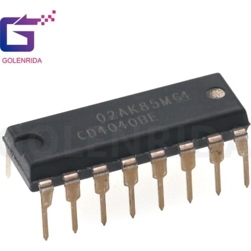 10PCS CD4040BE DIP16 CD4040 DIP 4040BE DIP-16 HEF4040BP HCF4040 HEF4040
