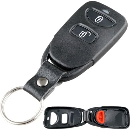 2+1 Button Car Key Shell Case Replacement Car Remote Key Shell Fit for Hyundai-Tuscon 2005-2009 Accent Elantra-Sonata-Kia Carens