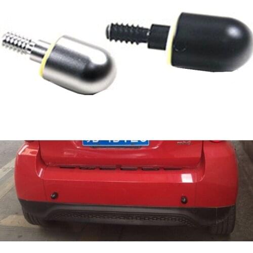 2Pcs Car Styling Car Rear Bumper Protector Spike Anti Collision Tail Guard Safe Kit For Benz SMART Fortwo W 451 W451 2008-2014