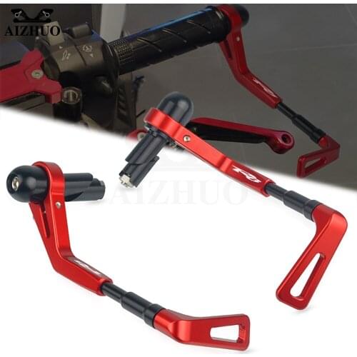 7/8" 22mm Handlebar YZF R6 2PC FOR YAMAHA YZFR6 YZF-R6 2017 2020 Motorcycle CNC Lever Guard Brake Clutch Hand Guards Protector