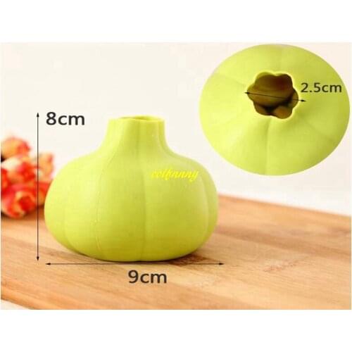 800pcs/lot Wholesale Garlic shape Magic silicone garlic peeling device creative practical kitchen tools