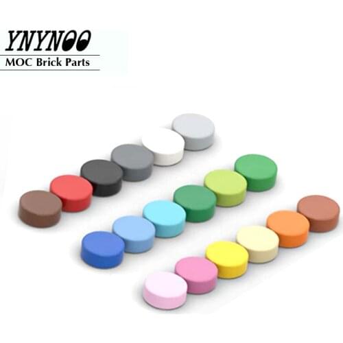 900pcs/lot Tile 1x1 Round 98138 Special Brick MOC Building Block Small Particle Bricks Parts Compatible with 98138 Bricks