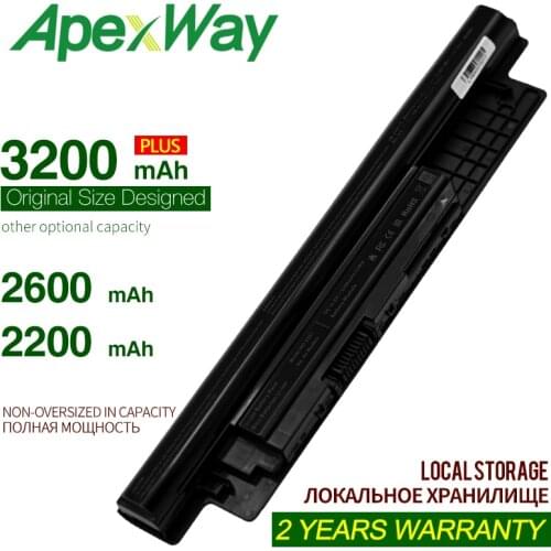 ApexWay Laptop Battery For Dell N121Y 6K73M XCMRD YGMTN For Inspiron 3721 3521 N3521 Series 3531 RP1F7 For Latitude 3440 3540