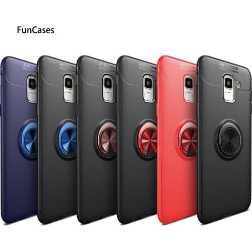Cell Phone Covers For cover Samsung J4 Plus Free Rotation Soft TPU Protector Telofon Case Samsung Galaxy para J4 Prime J6 Plus