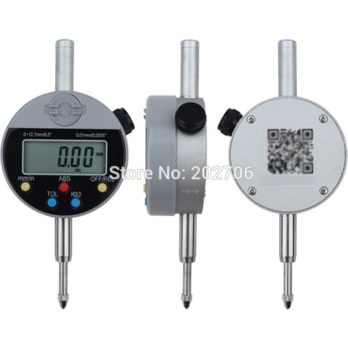 Guanglu brand 0-12.7mm Digital indicator with MAX / MIN value function dial indicator with peek hold facility