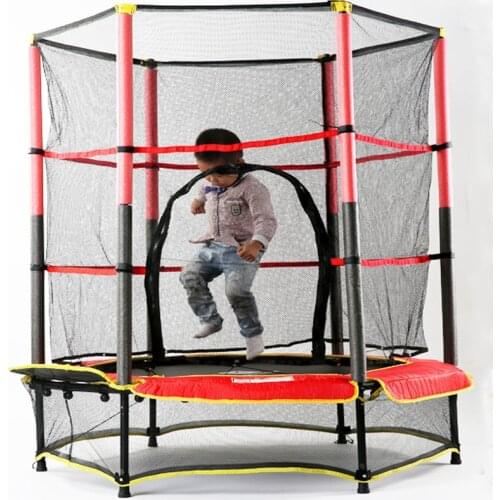 Children Jumping Trampoline, Bed Jumping with Protective Net, Environmental Protection, Safety, Household Fitness Equipment