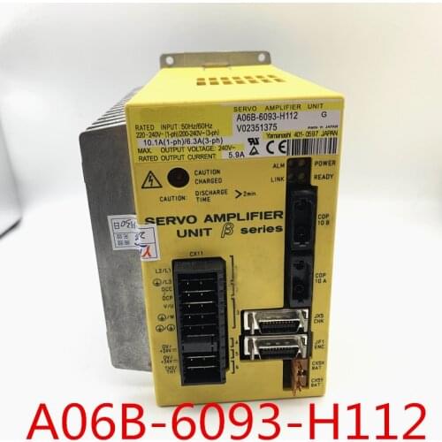 For FANUC servo drive amplifier A06B-6093-H102 A06B-6093-H101 A06B-6093-H112 BETA SERIES SVU-12 12 AMP