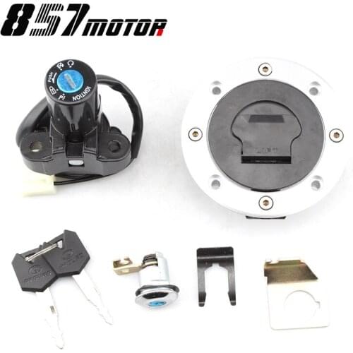 For Suzuki GS500 2001-2012 GS 500 2001-2009 2010 2011 2012 Motorcycle Ignition Switch Fuel Gas Tank Cap Cover Seat Lock Key Set