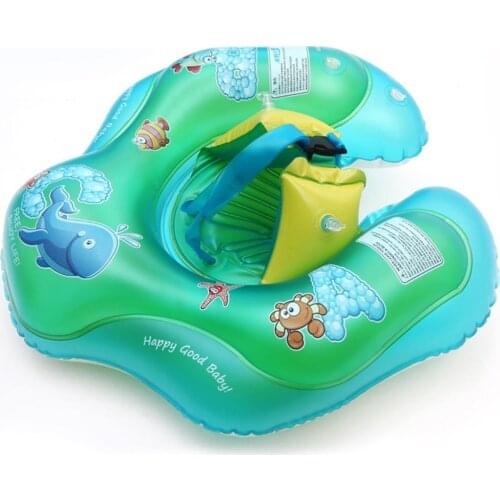 Environmentally Friendly Inflatable Baby Swimming Float Rollover Resistant Swimming Ring For 1.5 Months - 3 Years Old