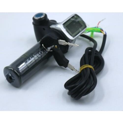EVFITTING 48v Throttle with battery indicator Ignition switch and speedmeter function