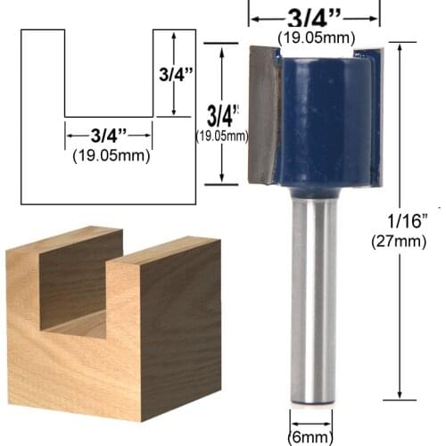 6mm shank Milling cutter for woodworking engraving tool 10/5000 Trimming machine engraving machine special milling cutter
