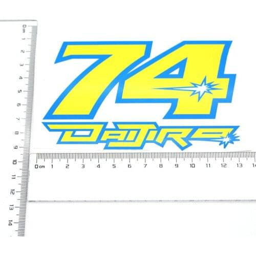 K-sharp Freeshipping Styling Decorative Marc 74dajro Sticker Fashion Sticker Vinyl Tape For Motorycle Helmet etc