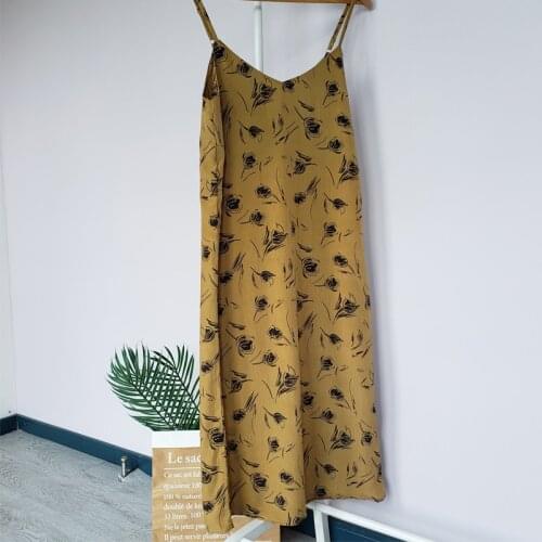 Quality Robe femme Floral Printing Vestidos Sexy Women Soft Clothing Summer Dress