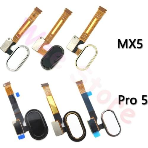 Back Home Button Fingerprint Sensor Flex Cable For Meizu MX5 MX 5 Pro 5 Original Phone Repair Parts