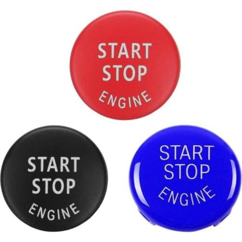 Car Engine START Button Replace Cover STOP Switch Accessory Key Decor for BMW X1 X5 E70 X6 E71 Z4 E89 35 Series E90 E91 E60