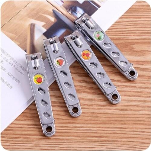 Stainless steel round handle nail clippers household portable nail clippers manicure tool nail clippers sharp nail clippers