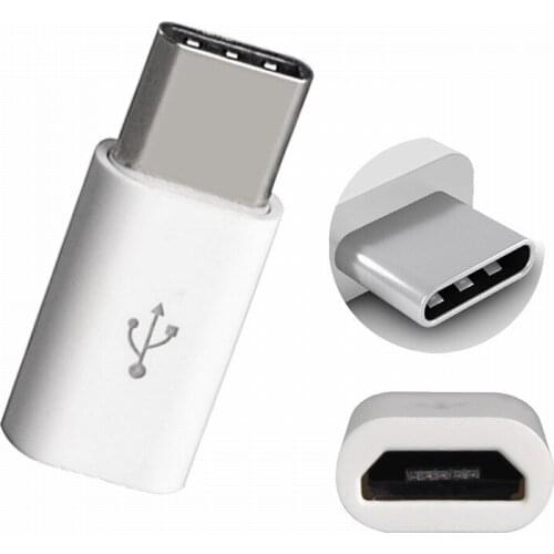 Micro USB 5pin Female to 8Pin/typeC Male Connector Micro usb Adapter For iPhone7 6 5 HUAWEI p 10 9 20 Micro to 8Pin typeC 300pcs