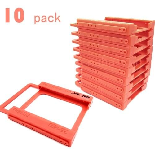 AMLI-UEV 2.5 inch to 3.5 inch SSD HDD Notebook Hard Disk Drive Mounting Kit Plastic Adapter Bracket Dock