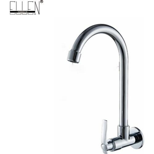 Vidric Wall Mounted Single Cold Kitchen Faucet With Swivel Spout Drinking Water Tap