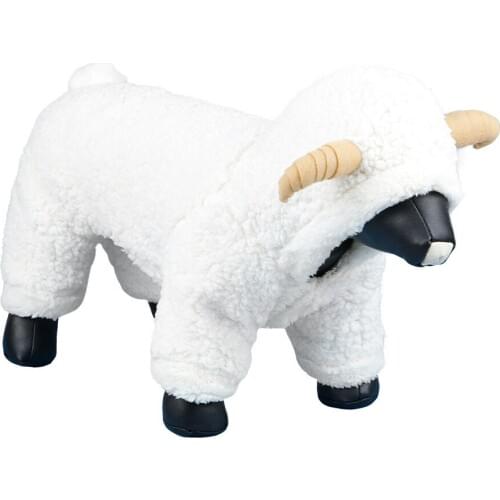 New Cartoon Pet Dog Hooded Pajamas Autumn And Winter Short Plush Padded Cat And Dog Clothes Pet Rabbit Anime Cartoon Clothing