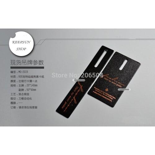 Hang Tags clothing tags paper labels,umbrella shoe underwear bags labels and tags with sling mgdp002