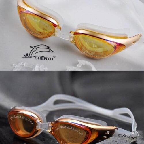 Professional Swimming Goggles Waterproof Anti-Fog Swimming Silicone Glasses Men Waterproof Hot Women Electroplate Diving Gl C9Z9