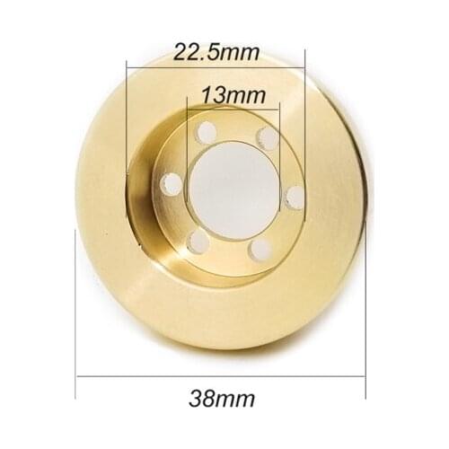RC Brass 64g Internal Counterweight for 1.9 2.2 inch Wheel Rims Axial SCX10 90046 D90 TF2 TRX4 S238